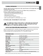 Preview for 5 page of Saeco 10000225 Operation And Maintenance Manual