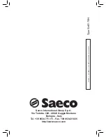 Предварительный просмотр 96 страницы Saeco 10001205 Operating Instructions Manual