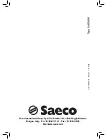 Предварительный просмотр 76 страницы Saeco 10001541 Operating Instructions Manual