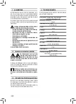 Предварительный просмотр 22 страницы Saeco 10001893 Operating Instructions Manual