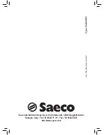 Предварительный просмотр 72 страницы Saeco 10002403 Operating Instructions Manual