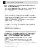 Предварительный просмотр 4 страницы Saeco 10002688 (Spanish) Manual