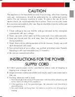 Preview for 3 page of Saeco 10002737 Operating And Maintenance Manual