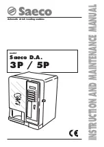 Предварительный просмотр 33 страницы Saeco 5P Instruction And Maintenance Manual