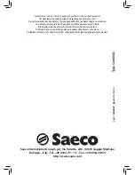 Preview for 84 page of Saeco 721439308 Operating Instructions Manual