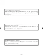 Предварительный просмотр 2 страницы Saeco 740613011 Operating Instructions Manual