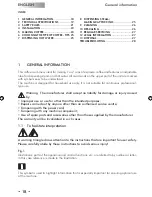 Предварительный просмотр 18 страницы Saeco Armonia Type SIN024X Operating Instructions Manual