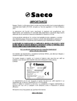 Предварительный просмотр 3 страницы Saeco AROMA SM Instruction And Maintenance Manual