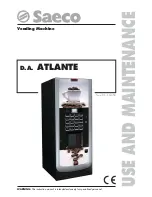 Preview for 1 page of Saeco ATLANTE Use And Maintenance