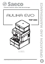 Preview for 1 page of Saeco AULIKA EVO TOP HSC Operation And Maintenance