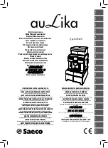 Preview for 1 page of Saeco Aulika SUP040R Installation And Operating Instructions Manual