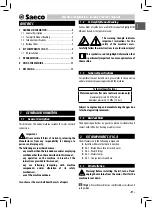 Preview for 9 page of Saeco Aulika SUP040R Installation And Operating Instructions Manual