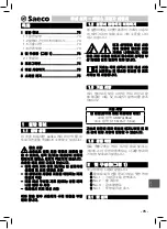 Preview for 73 page of Saeco Aulika SUP040R Installation And Operating Instructions Manual