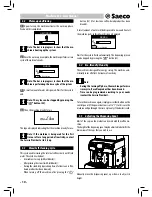 Предварительный просмотр 16 страницы Saeco auLika Operating Instructions Manual