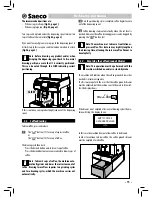 Предварительный просмотр 17 страницы Saeco auLika Operating Instructions Manual