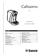 Предварительный просмотр 39 страницы Saeco Cafissimo Tuttocaffe Operating Instructions Manual