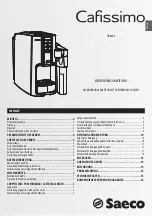 Предварительный просмотр 7 страницы Saeco Cafissimo Operating Instructions Manual