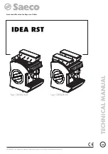 Saeco CAP020A Technical Manual предпросмотр