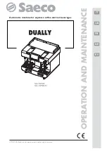 Saeco CAP030A Operation And Maintenance предпросмотр
