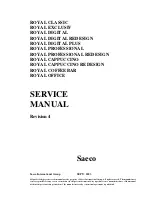 Предварительный просмотр 1 страницы Saeco Cappuccino Service Manual