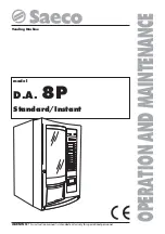 Saeco D.A. 8P Instant Operation And Maintenance preview