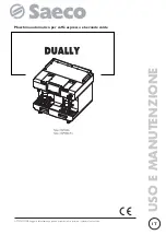 Предварительный просмотр 3 страницы Saeco DUALLY Operation And Maintenance