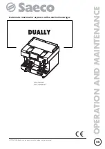 Предварительный просмотр 67 страницы Saeco DUALLY Operation And Maintenance