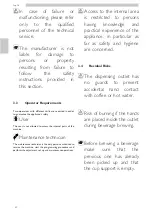 Предварительный просмотр 82 страницы Saeco DUALLY Operation And Maintenance