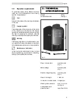 Предварительный просмотр 7 страницы Saeco ESPRESSO SG200E Operation And Maintenance Manual