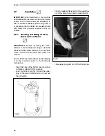 Предварительный просмотр 18 страницы Saeco ESPRESSO SG200E Operation And Maintenance Manual