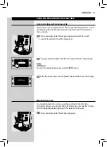 Preview for 13 page of Saeco Exprelia Evo HD8855 User Manual