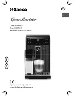Preview for 1 page of Saeco GrabBaristo HD8964 User Manual