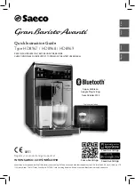 Saeco Gran Baristo Avanti HD8967 Quick Instruction Manual предпросмотр