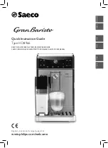 Saeco Gran Baristo HD8966 Quick Instruction Manual предпросмотр