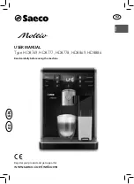 Saeco HD8777 Moltio User Manual предпросмотр