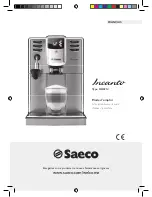 Предварительный просмотр 3 страницы Saeco HD8914 Instruction Manual