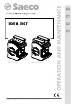 Предварительный просмотр 1 страницы Saeco IDEA RST Series Operation And Maintenance