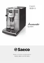 Saeco Incanto HD8911/47 Manual предпросмотр