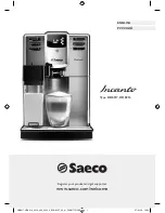 Preview for 1 page of Saeco Incanto HD8916 Manual