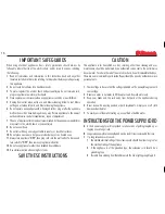 Preview for 2 page of Saeco Incanto Rondo SUP021YO Operating Instructions Manual