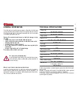 Preview for 3 page of Saeco INCANTO SUP021R Operating Instructions Manual