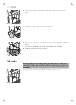 Предварительный просмотр 14 страницы Saeco Intelia Deluxe User Manual