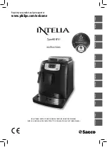 Saeco Intelia HD8751/96 Instructions Manual предпросмотр