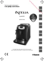 Saeco INTELIA HD8751 Instructions Manual preview