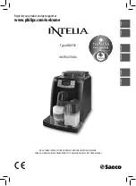 Saeco Intelia HD8753 Instructions Manual preview