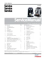 Saeco Intelia Service Manual предпросмотр