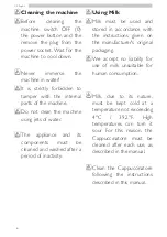 Предварительный просмотр 6 страницы Saeco Lavazza Omnia 120V Operation And Maintenance