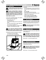 Preview for 24 page of Saeco Lirika Operating Instructions Manual