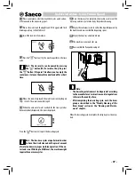 Preview for 37 page of Saeco Lirika Operating Instructions Manual