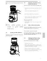 Предварительный просмотр 21 страницы Saeco M-50 Operation And Maintenance